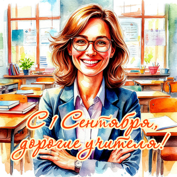 Открытка с 1 сентября