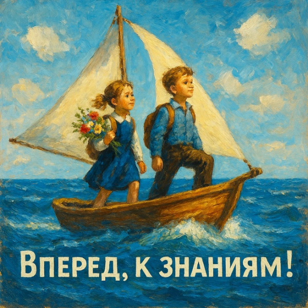 Открытка с 1 сентября