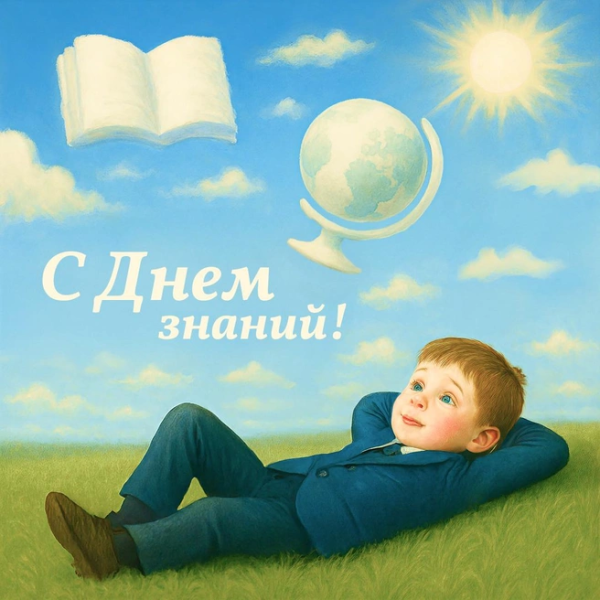 Открытка с 1 сентября