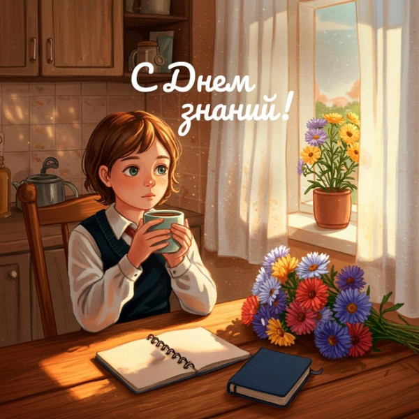 Открытка с 1 сентября