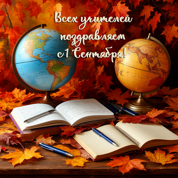 Открытка с 1 сентября