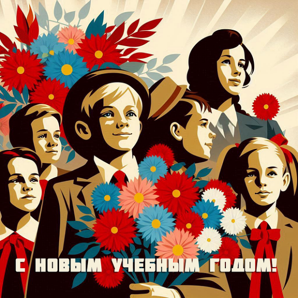 Открытка с 1 сентября