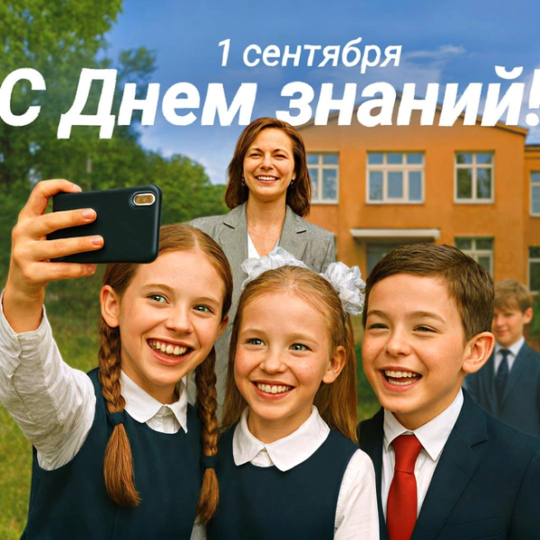 Открытка с 1 сентября