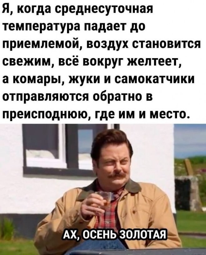 Юмор про осень