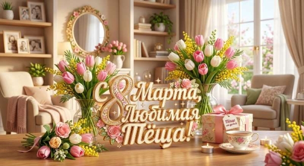 Поздравления с 8 марта для тёщи