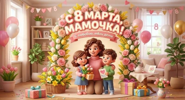 Поздравления с 8 марта для мамы