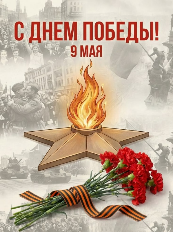 Открытка С Днём Победы для родных и близких