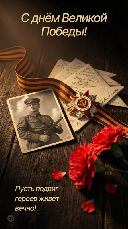 Открытка С Днём Победы для родных и близких