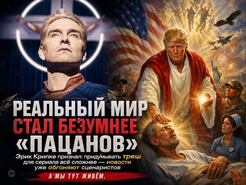 Создатель «Пацанов» заявил: реальность уже переплюнула сериал по уровню безумия — прикол на Prikola.net