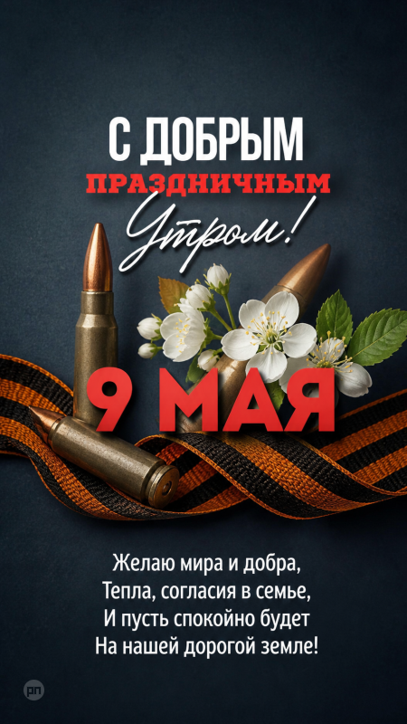 Красивая открытка с 9 Мая и Днём Победы